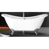 Ванна акриловая Volle 175x75 отдельностоящая на ножках (12-22-314)