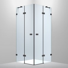 Душевая кабина квадратная Volle De la Noche 90x90x200 см, стекло прозрачное с Nano покрытием, 10-40-194black