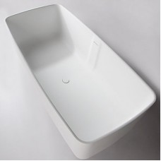Ванна каменная Volle Solid surface 1680x800x530 мм отдельностоящая, 12-40-034