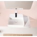 Раковина подвесная с полочкой Volle Solid Surface 580x370x125 мм (13-40-415)