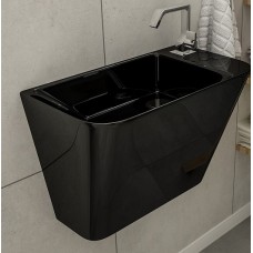 Умывальник Volle TEO black 50x28x35 см моноблок подвесной (13-88-601black)