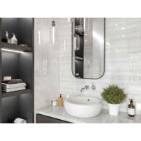 Плитка Golden Tile Alba Trellis світло-сірий 30x60, 7LG151