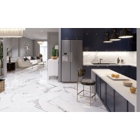 Плитка Golden Tile Calacatta Vera белый 120x60 глянцевая, 6N0990