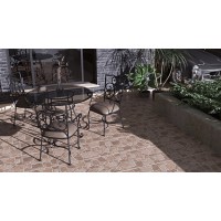 Плитка Golden Tile Cortile 40x40 коричневый, 2F7830