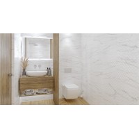 Плитка Golden Tile Elba 25x40 рельеф серый, 862061
