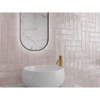 Плитка Golden Tile Lugano рожевий 7,5x30 LA5011