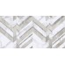 Плитка Golden Tile Marmo Bianco 30x60 chevron, G70151
