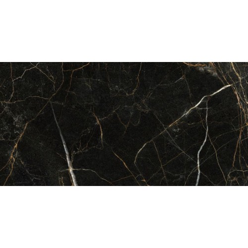 Плитка Golden Tile Marmo Perlanera черный 120x60 матовая, MPС9П0