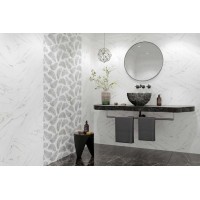 Плитка Golden Tile Nero E Bianco Leaf сірий 30x60, NB0151