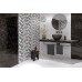 Плитка Golden Tile Nero E Bianco черный 30x60, NBС061
