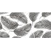 Плитка Golden Tile Nero E Bianco Leaf черный 30x60, NBС161