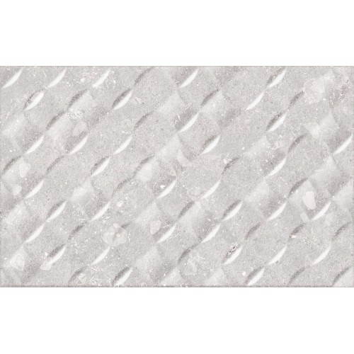 Плитка Golden Tile Pavimento рельєф світло-сірий 25x40, 67G151