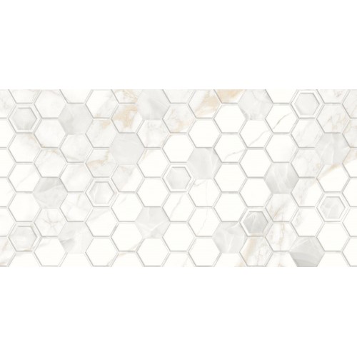 Плитка Golden Tile Sentimento Hexagon білий 30x60, SN0151