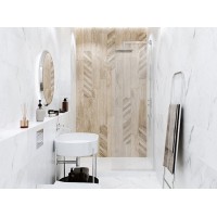 Плитка Terragres Wood Chevron left 15x90 бежевый, 9L1180