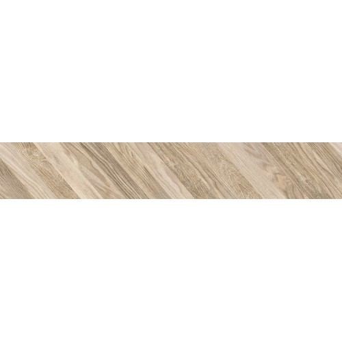 Плитка Terragres Wood Chevron left 15x90 бежевый, 9L1180