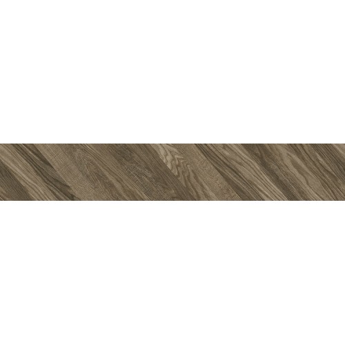 Плитка Terragres Wood Chevron left 15x90 коричневый, 9L7180