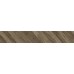 Плитка Terragres Wood Chevron left 15x90 коричневый, 9L7180