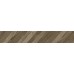 Плитка Terragres Wood Chevron right 15x90 коричневый, 9L7170